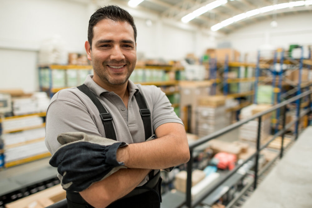 man in business casual shirt smiling